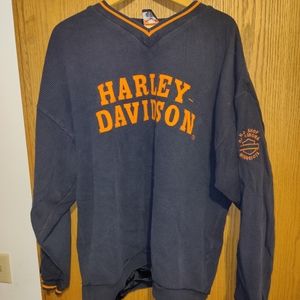 Harley Davidson pullover lined sweatshirt.
